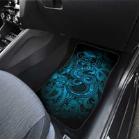 Aotearoa Maori Hei Tiki Car Mats Kikorangi Kowhaiwhai Puhoro Motif