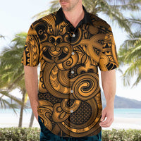 Aotearoa Maori Hei Tiki Hawaiian Shirt Koura Kowhaiwhai Puhoro Motif LT9 - Polynesian Pride