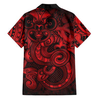 Aotearoa Maori Hei Tiki Hawaiian Shirt Whero Kowhaiwhai Puhoro Motif LT9 - Polynesian Pride