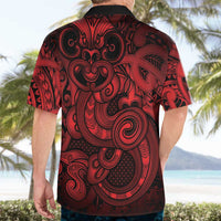 Aotearoa Maori Hei Tiki Hawaiian Shirt Whero Kowhaiwhai Puhoro Motif LT9 - Polynesian Pride