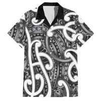 Aotearoa Maori Kowhaiwhai Family Matching Summer Maxi Dress and Hawaiian Shirt Kiwikiwi Puhoro and Patiki