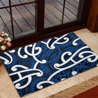 Aotearoa Maori Kowhaiwhai Rubber Doormat Kikorangi Puhoro and Patiki LT9 - Polynesian Pride