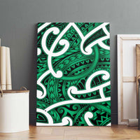 Aotearoa Maori Kowhaiwhai Canvas Wall Art Kakariki Puhoro and Patiki LT9 - Polynesian Pride