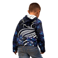 Micronesia Constitution Day Kid Hoodie Since 1979 with Polynesian Hibiscus Pattern LT9 - Polynesian Pride