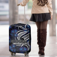 Micronesia Constitution Day Luggage Cover Since 1979 with Polynesian Hibiscus Pattern LT9 - Polynesian Pride