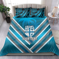 Custom Fiji Rugby Bedding Set Fijian Warrior With Polynesian Tribal Tattoos LT9 - Polynesian Pride
