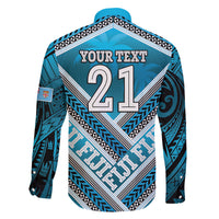 Custom Fiji Rugby Family Matching Puletasi and Hawaiian Shirt Fijian Warrior With Polynesian Tribal Tattoos