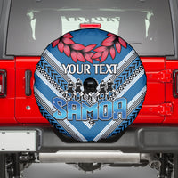 Custom Manuma Samoa Rugby Spare Tire Cover Ula fala Samoan Siva Tau Tribal LT9 - Polynesian Pride