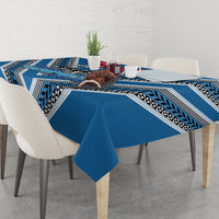 Custom Manuma Samoa Rugby Tablecloth Ula fala Samoan Siva Tau Tribal LT9 - Polynesian Pride