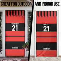 New Zealand Rugby Pacific Custom Door Cover Whatumoana Classic Retro 2025 LT9 - Polynesian Pride