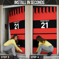 New Zealand Rugby Pacific Custom Door Cover Whatumoana Classic Retro 2025 LT9 - Polynesian Pride