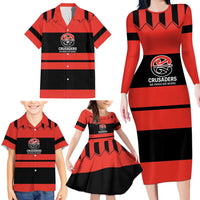 New Zealand Rugby Pacific Custom Family Matching Long Sleeve Bodycon Dress and Hawaiian Shirt Whatumoana Classic Retro 2025