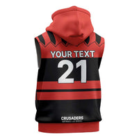 New Zealand Rugby Pacific Custom Sleeveless Zip Hoodie Whatumoana Classic Retro 2025 - Polynesian Pride