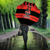 New Zealand Rugby Pacific Custom Umbrella Whatumoana Classic Retro 2025 LT9 - Polynesian Pride