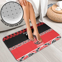 New Zealand Rugby Pacific Custom Bathroom Set Whatumoana Maori Kowhaiwhai Pattern LT9 - Polynesian Pride