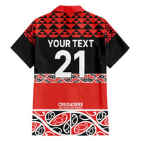 New Zealand Rugby Pacific Custom Family Matching Off Shoulder Maxi Dress and Hawaiian Shirt Whatumoana Maori Kowhaiwhai Pattern