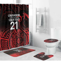 New Zealand Rugby Pacific Custom Bathroom Set Whatumoana Maori Tribal Tattoo LT9 Bathroom Set (4 pcs) Gold - Polynesian Pride