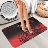 New Zealand Rugby Pacific Custom Bathroom Set Whatumoana Maori Tribal Tattoo LT9 - Polynesian Pride