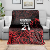 New Zealand Rugby Pacific Custom Blanket Whatumoana Maori Tribal Tattoo