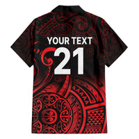 New Zealand Rugby Pacific Custom Family Matching Summer Maxi Dress and Hawaiian Shirt Whatumoana Maori Tribal Tattoo