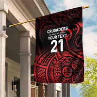 New Zealand Rugby Pacific Custom Garden Flag Whatumoana Maori Tribal Tattoo