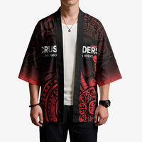 New Zealand Rugby Pacific Custom Kimono Whatumoana Maori Tribal Tattoo LT9 - Polynesian Pride