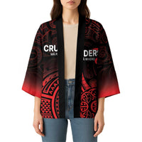 New Zealand Rugby Pacific Custom Kimono Whatumoana Maori Tribal Tattoo LT9 - Polynesian Pride