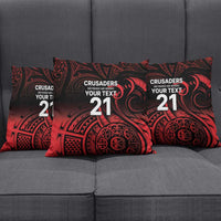 New Zealand Rugby Pacific Custom Pillow Cover Whatumoana Maori Tribal Tattoo - Polynesian Pride