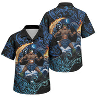 Samoa Siva Afi Family Matching Mermaid Dress and Hawaiian Shirt Fireknife Fire Dance Pacific Tribal Motif