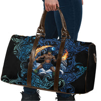 Samoa Siva Afi Travel Bag Fireknife Fire Dance Pacific Tribal Motif