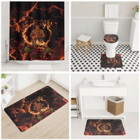 Samoa Siva Afi Dance Fireknife Bathroom Set Polynesian Heritage Fire Dance