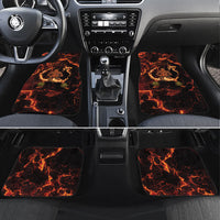 Samoa Siva Afi Dance Fireknife Car Mats Polynesian Heritage Fire Dance