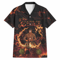 Samoa Siva Afi Dance Fireknife Hawaiian Shirt Polynesian Heritage Fire Dance