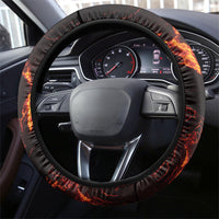Samoa Siva Afi Dance Fireknife Steering Wheel Cover Polynesian Heritage Fire Dance