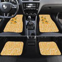 Alani Hawaiian Mango Palaka Car Mats Aloha Hibiscus Pikake Lei