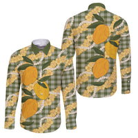 Uliuli Ahiahia Hawaiian Mango Palaka Family Matching Tank Maxi Dress and Hawaiian Shirt Aloha Hibiscus Pikake Lei