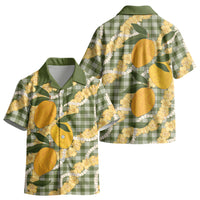 Uliuli Ahiahia Hawaiian Mango Palaka Kid Hawaiian Shirt Aloha Hibiscus Pikake Lei