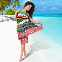 Personalised Vanuatu Joyeux Noel Sarong Proud To Be a Ni-Van Sand Drawing Art - Polynesian Pride