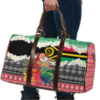 Personalised Vanuatu Joyeux Noel Travel Bag Proud To Be a Ni-Van Sand Drawing Art LT9 - Polynesian Pride