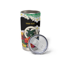 Personalised Vanuatu Joyeux Noel Tumbler Cup Proud To Be a Ni-Van Sand Drawing Art LT9 - Polynesian Pride