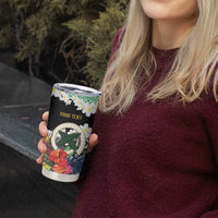 Personalised Vanuatu Joyeux Noel Tumbler Cup Proud To Be a Ni-Van Sand Drawing Art LT9 - Polynesian Pride