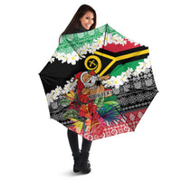 Personalised Vanuatu Joyeux Noel Umbrella Proud To Be a Ni-Van Sand Drawing Art LT9 - Polynesian Pride