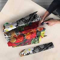 Personalised Vanuatu Joyeux Noel Umbrella Proud To Be a Ni-Van Sand Drawing Art LT9 - Polynesian Pride