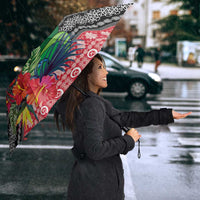 Personalised Vanuatu Joyeux Noel Umbrella Proud To Be a Ni-Van Sand Drawing Art LT9 - Polynesian Pride