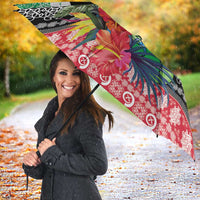 Personalised Vanuatu Joyeux Noel Umbrella Proud To Be a Ni-Van Sand Drawing Art LT9 - Polynesian Pride