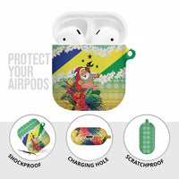 Personalised Malampa Joyeux Noel AirPods Case Proud To Be a Ni-Van Sand Drawing Art - Polynesian Pride