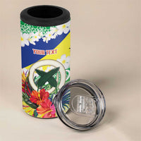 Personalised Malampa Joyeux Noel 4 in 1 Can Cooler Tumbler Proud To Be a Ni-Van Sand Drawing Art LT9 - Polynesian Pride
