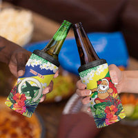 Personalised Malampa Joyeux Noel 4 in 1 Can Cooler Tumbler Proud To Be a Ni-Van Sand Drawing Art LT9 - Polynesian Pride