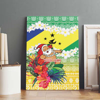 Personalised Malampa Joyeux Noel Canvas Wall Art Proud To Be a Ni-Van Sand Drawing Art - Polynesian Pride