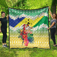 Personalised Malampa Joyeux Noel Quilt Proud To Be a Ni-Van Sand Drawing Art - Polynesian Pride